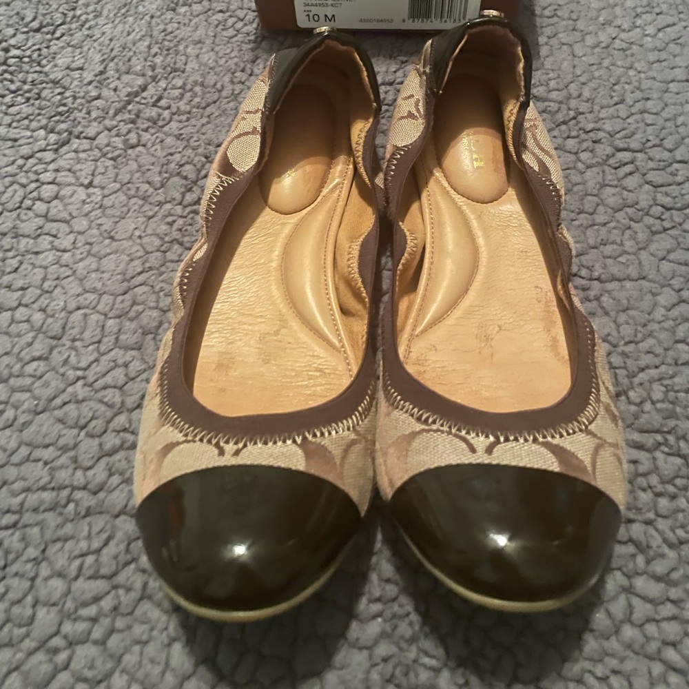 Coach ballerina slippers